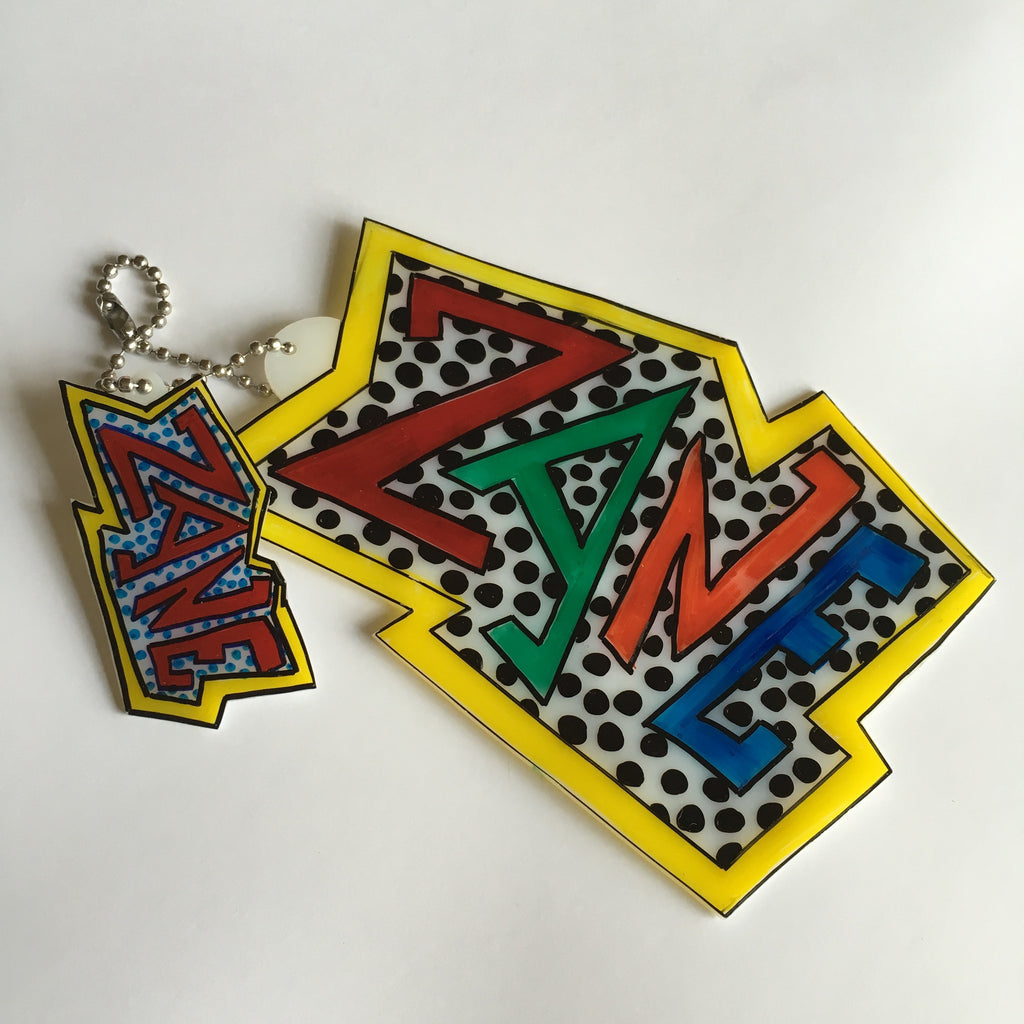 Shrinky Dinky Name Tag/Keychain