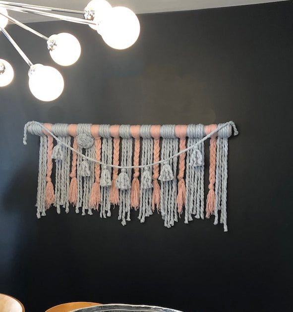 Braided Wall Art - Pool Noodle DIY