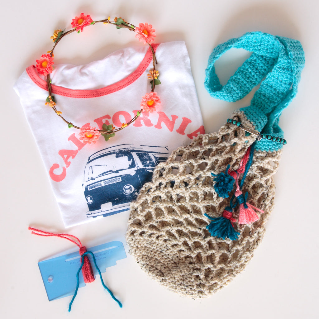 Boho Market Bag - California Dreamin'