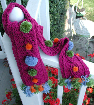 Embellished Tassel & Pom-Pom Scarf How-To