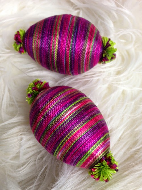 Pompom Easter Eggs!