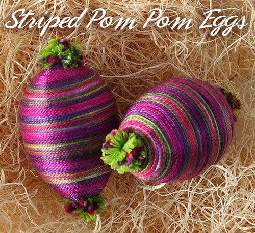 Pom-Pom Easter Eggs