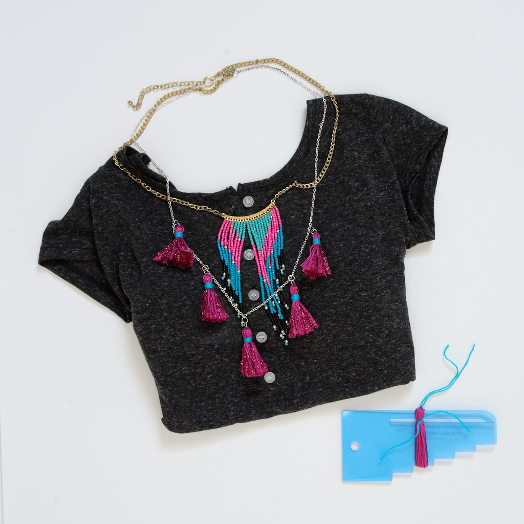 Tribal Tassels - DIY Necklace